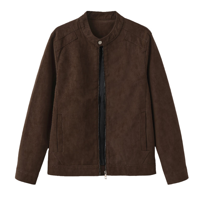 Wildlederjacke" can be rewritten as "Suede Jacket.