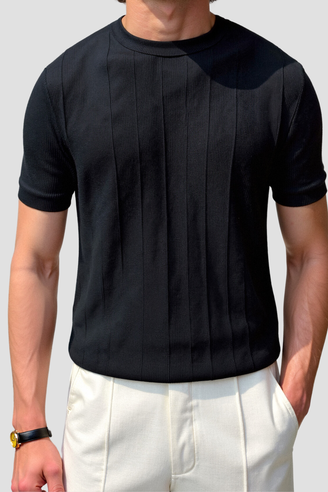 Kraus Classic Heavy Gestreiftes T-Shirt