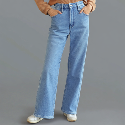 LK® | Blaue Rechte Spijkerbroek