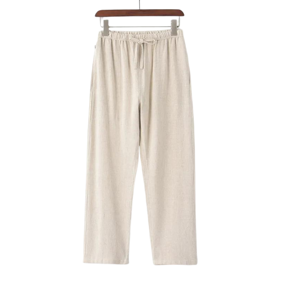 Fez - Oversized Linen Trousers