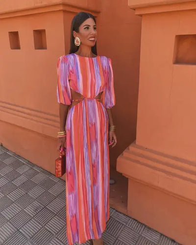 LK® | Elegantes Kleid mit offenem Rücken