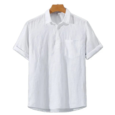 Fez - Linen Polo Shirt