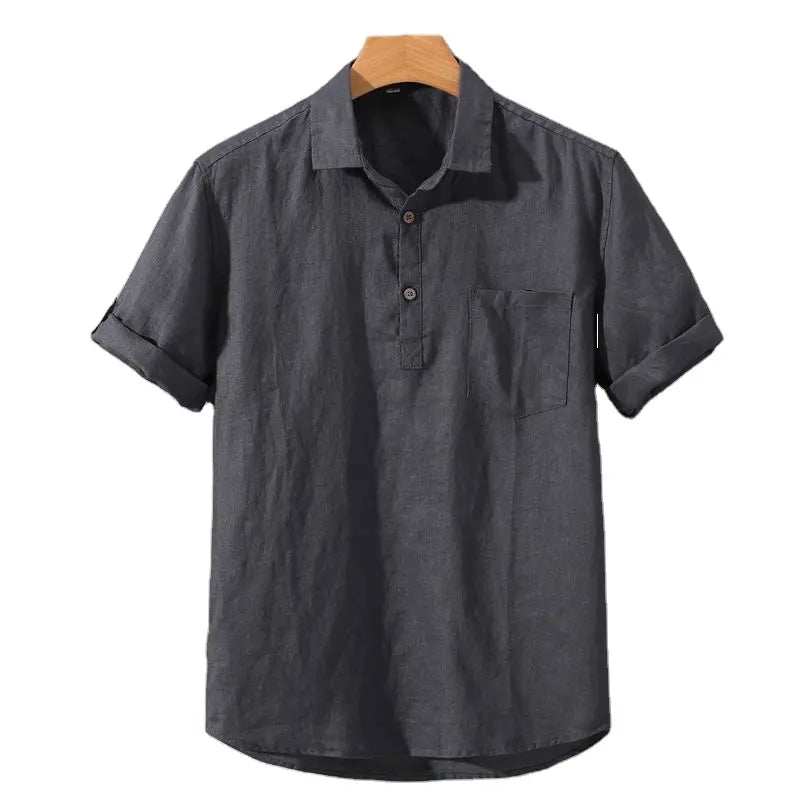 Fez - Linen Polo Shirt