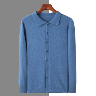 100% CASHMERE POLO KNOPF