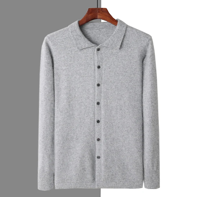 100% CASHMERE POLO KNOPF