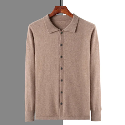 100% CASHMERE POLO KNOPF
