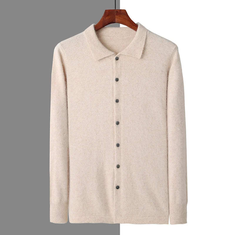 100% CASHMERE POLO KNOPF
