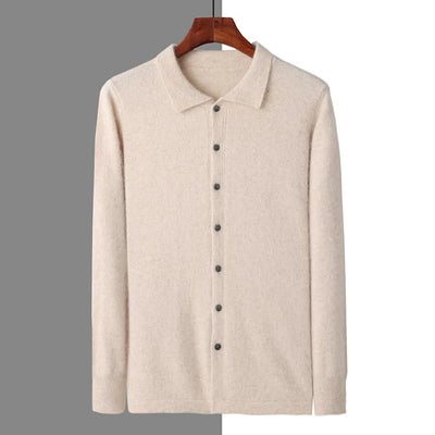 100% CASHMERE POLO KNOPF