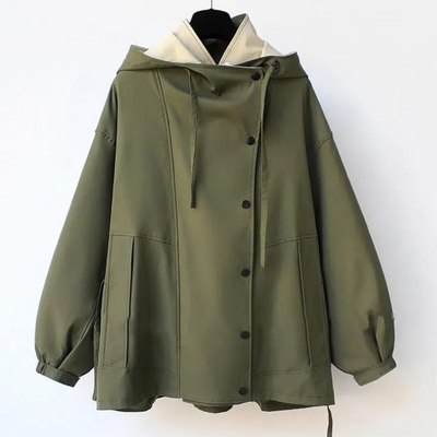 LK® | Moderner zweifarbiger Trenchcoat