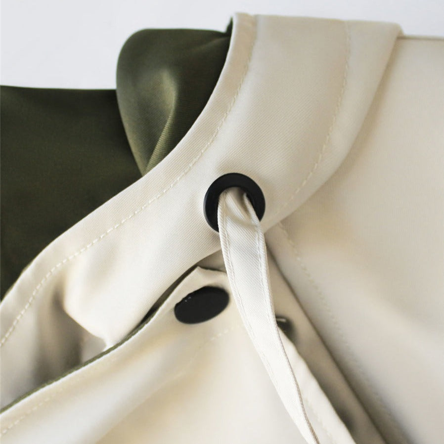 LK® | Moderner zweifarbiger Trenchcoat