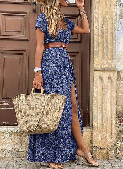 LK® | Elegantes Bohemian Maxi-Kleid