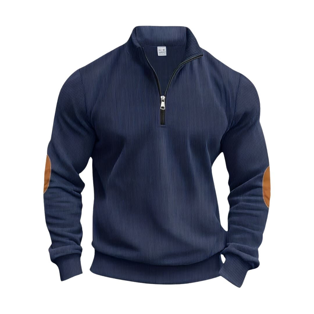 LK® | Modische Sweatshirt mit halbem Reißverschluss