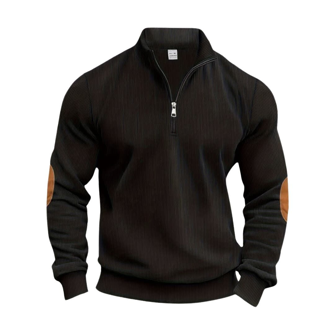 LK® | Modische Sweatshirt mit halbem Reißverschluss