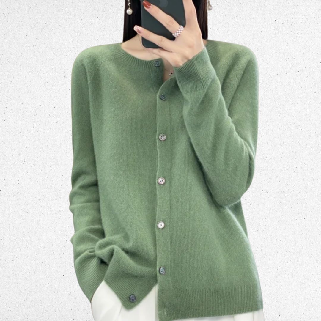 LK® | Eleganter Knopf-Cardigan