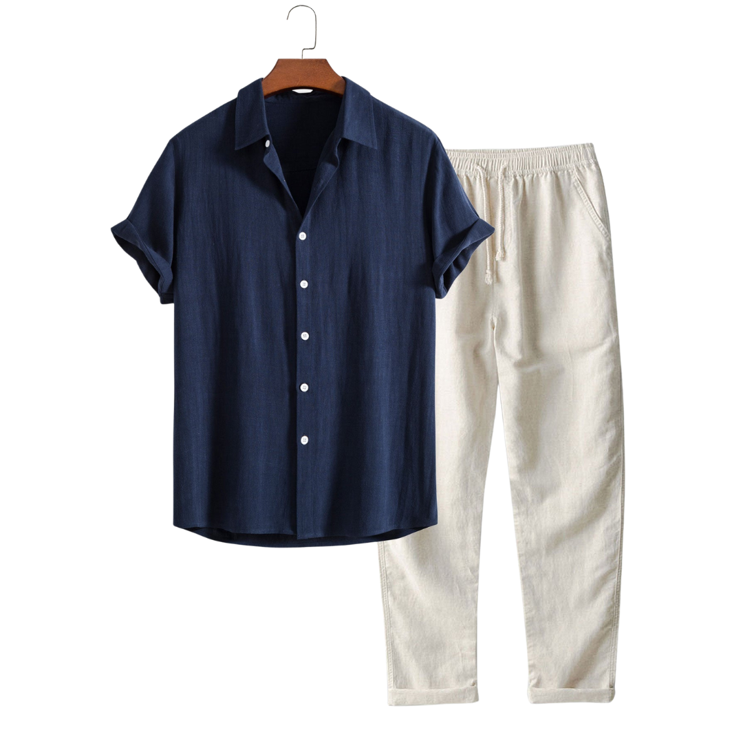 LK® | 2-teiliges Schickes Casual Leinen Set