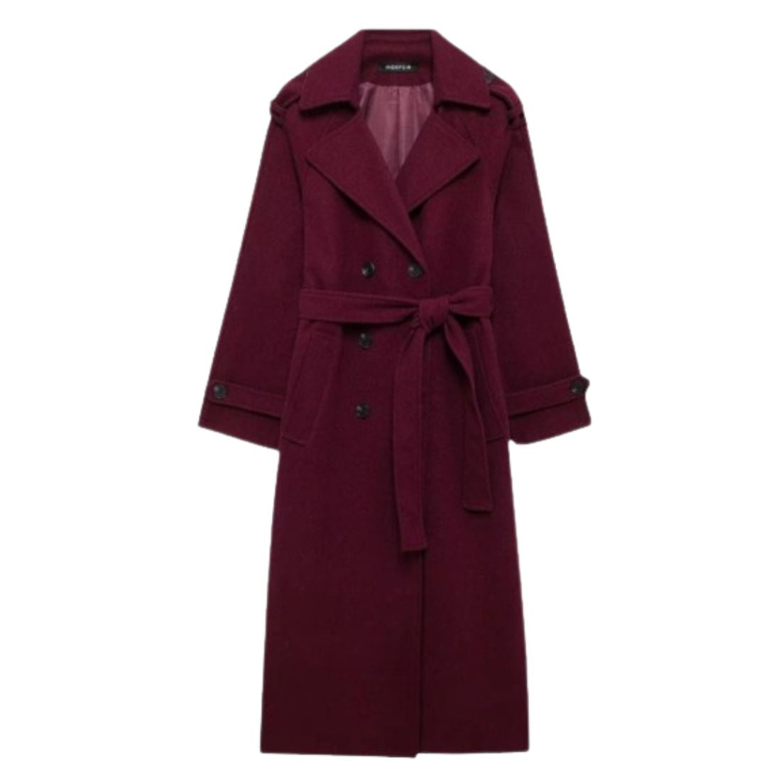 LK® | Eleganter Burgunder-Jas