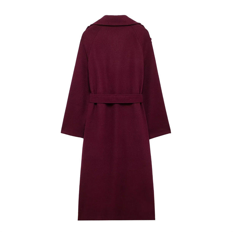 LK® | Eleganter Burgunder-Jas