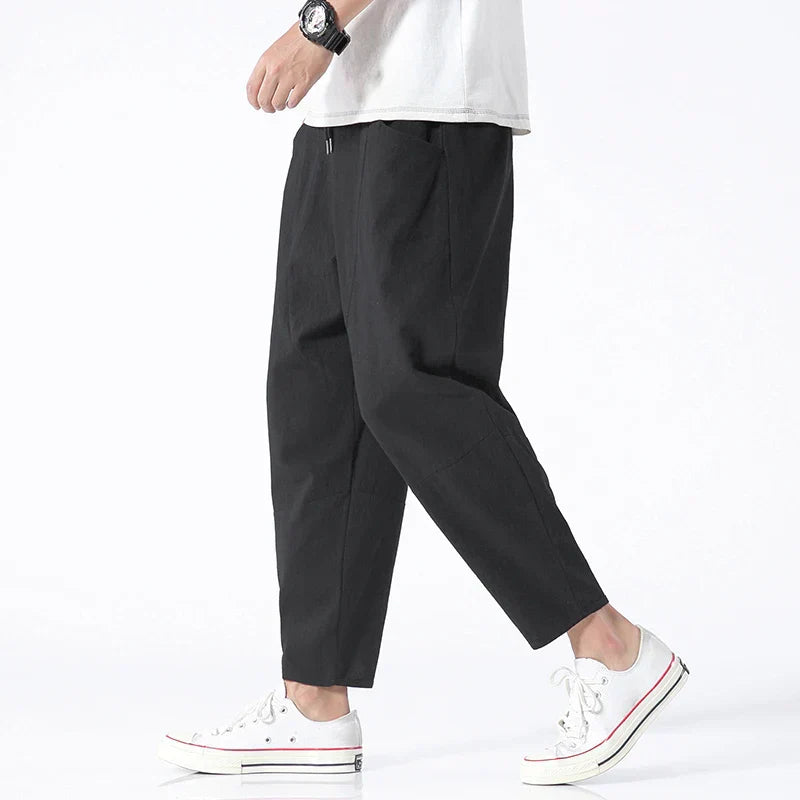 LK® | Gekürzte Baumwoll-Leinen-Hose