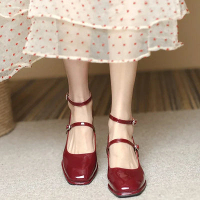 Elegante Mary Janes mit Knöchelverschluss