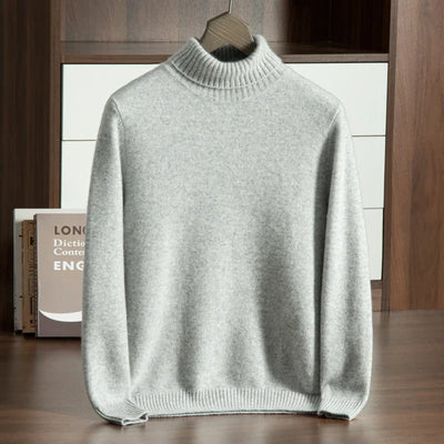 100% CASHMERE STEHKRAGEN