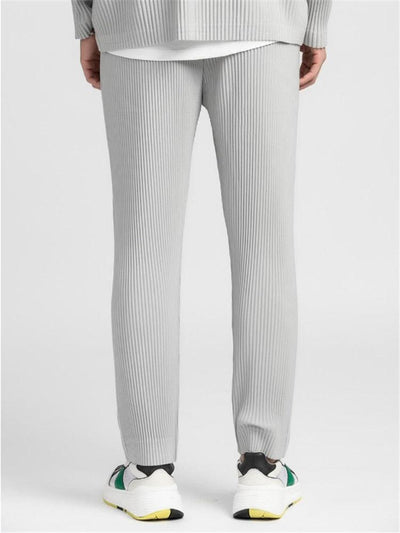 Pisa - Textured Cotton Trousers