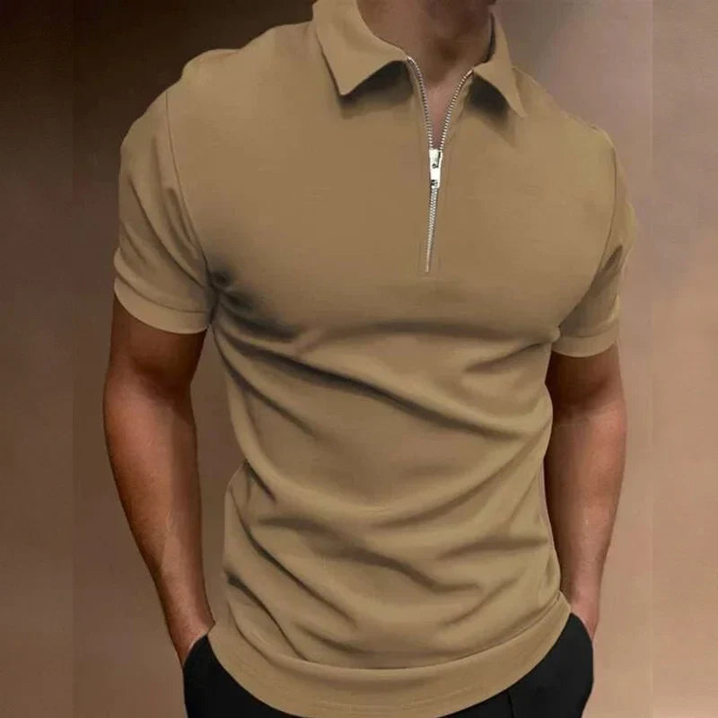 LK® | Klassisches Reißverschluss Polo-Shirt 2+1 Gratis