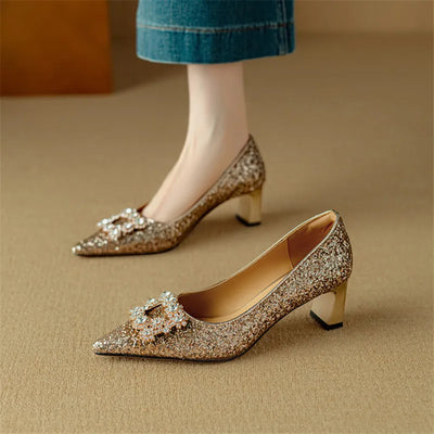 Gloria Glitter Mary Janes