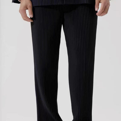 Pisa - Textured Cotton Trousers