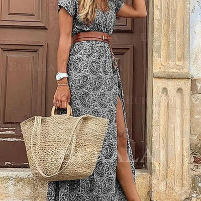 LK® | Elegantes Bohemian Maxi-Kleid