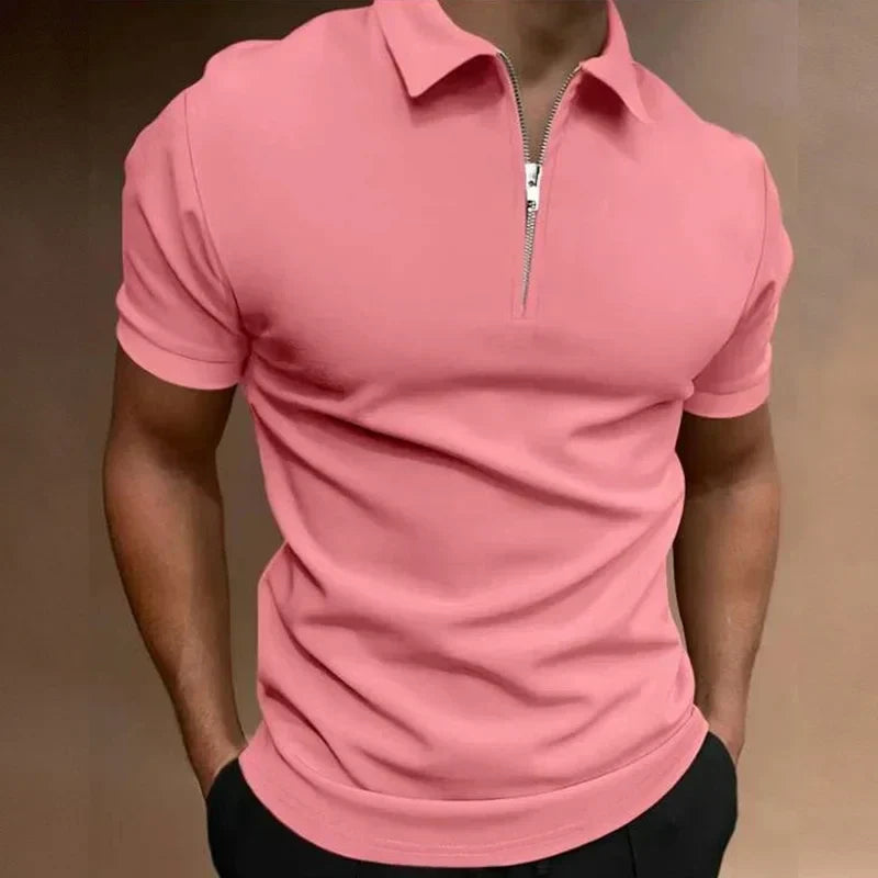LK® | Klassisches Reißverschluss Polo-Shirt 2+1 Gratis