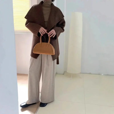 Velmira | Seide und Wolle Mantel