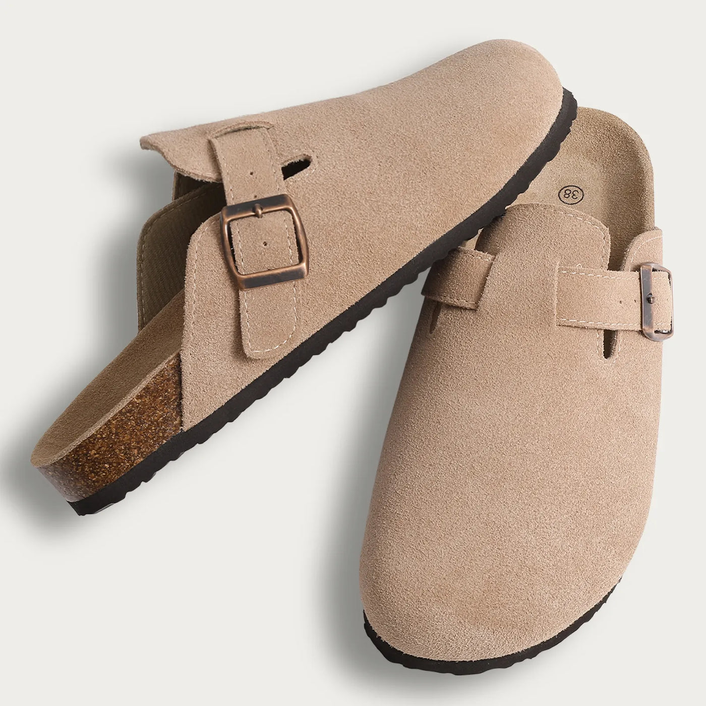 NOBA Wildleder Clogs
