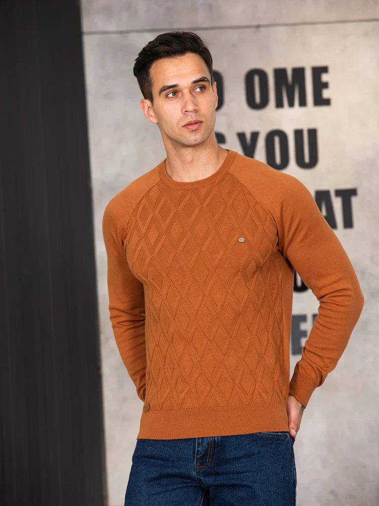 LK® | Herrenpullover mit Karodesign