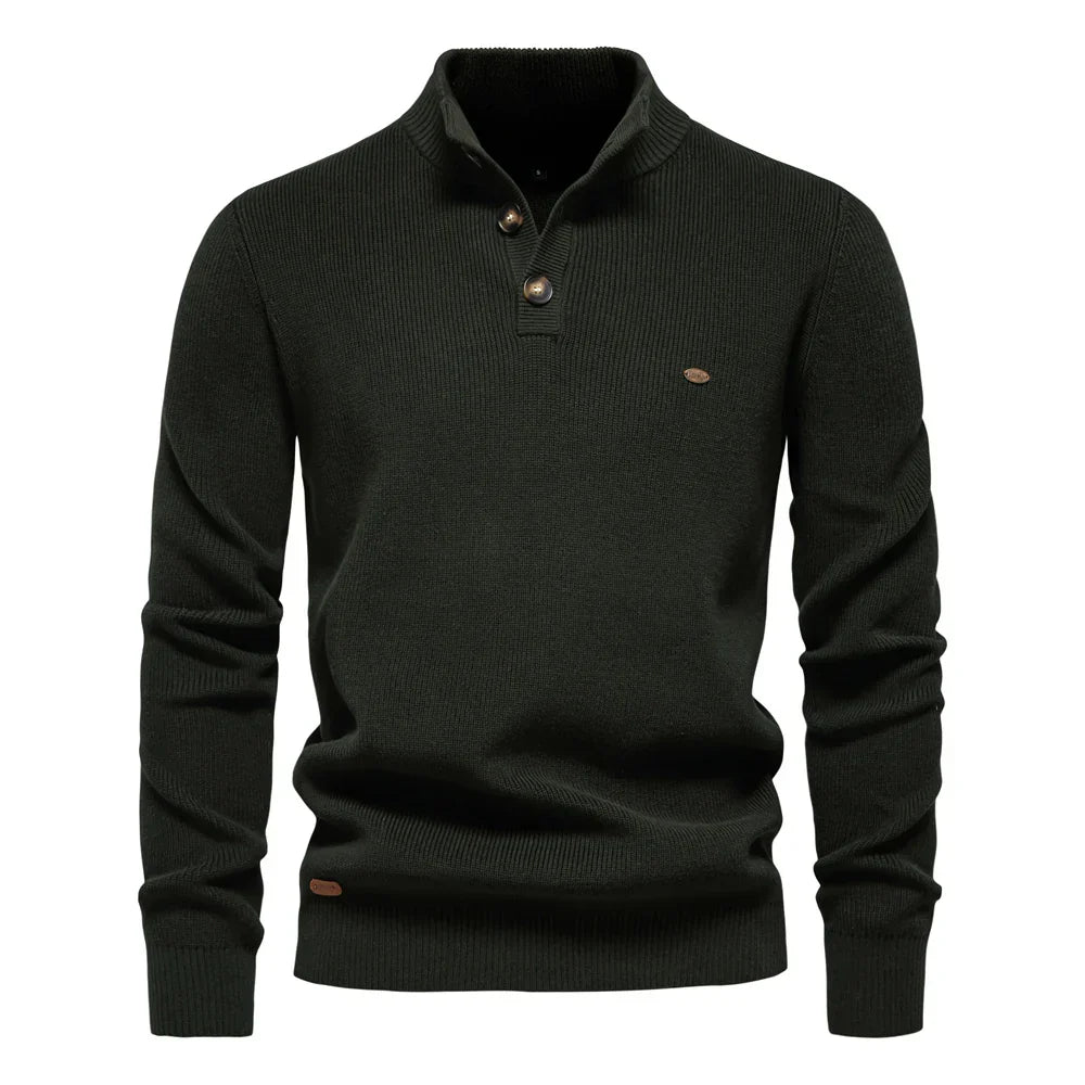 LK®  | Herrenpullover mit Knopfdessin