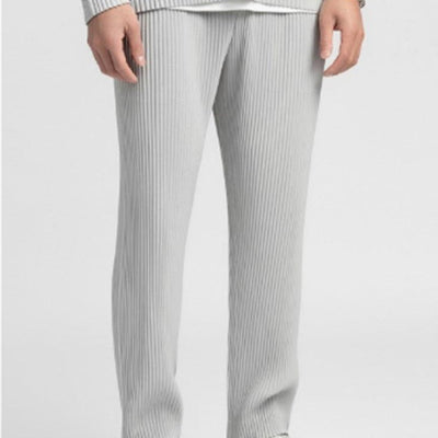 Pisa - Textured Cotton Trousers