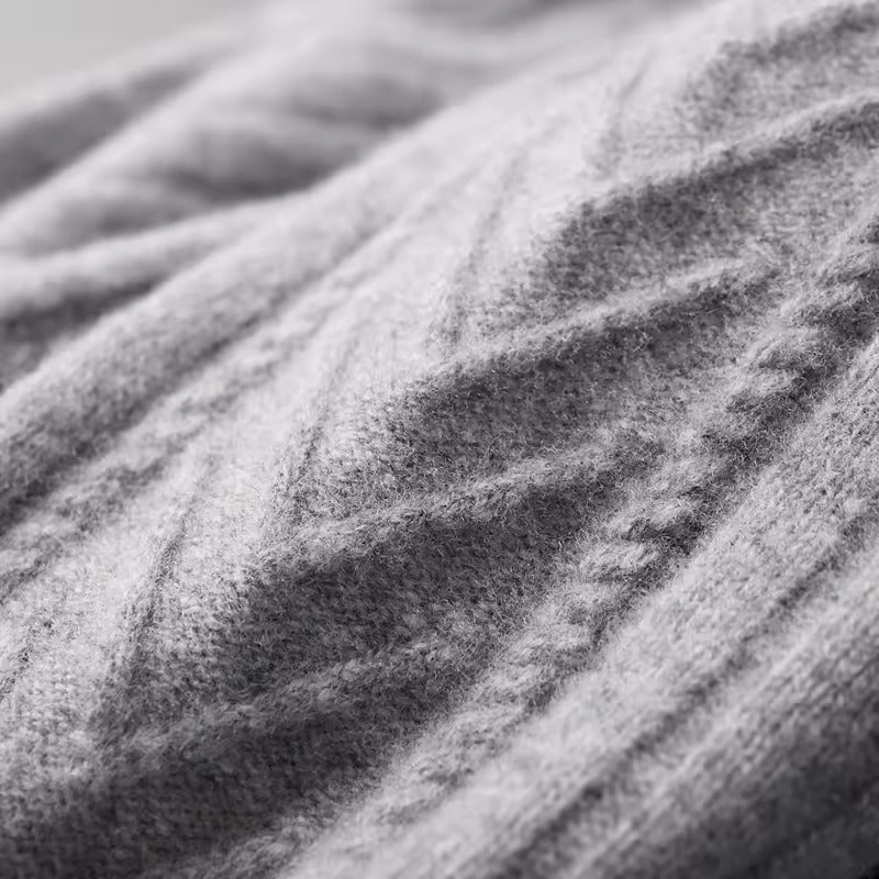 100% CASHMERE MUSTERVESTE