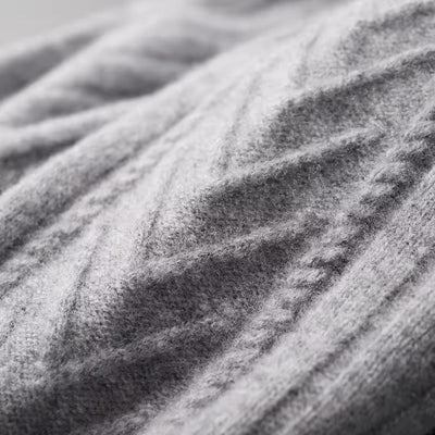 100% CASHMERE MUSTERVESTE