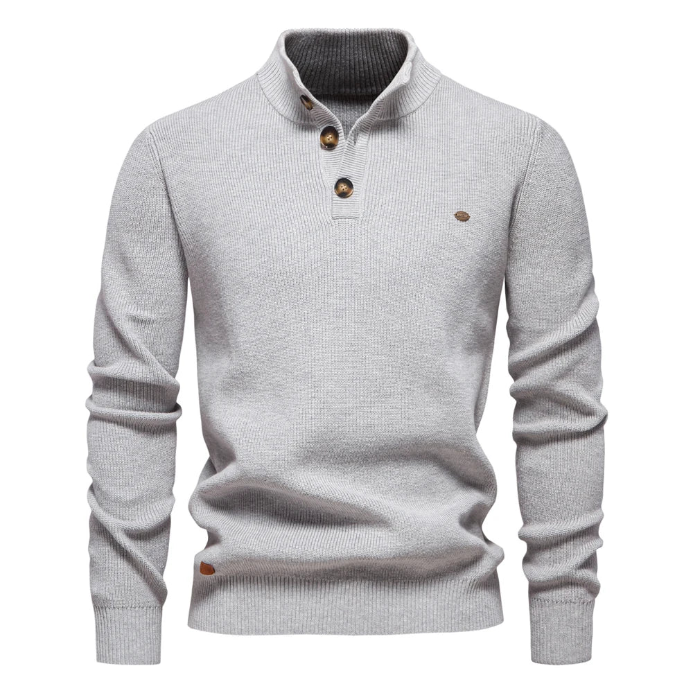 LK®  | Herrenpullover mit Knopfdessin