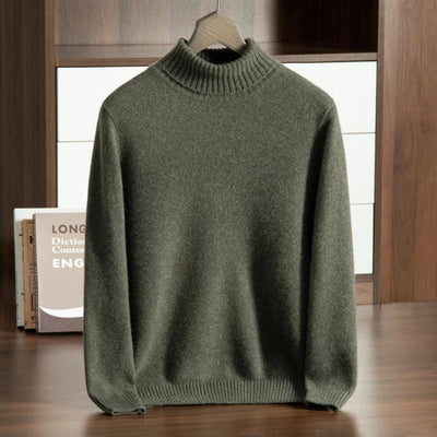 100% CASHMERE STEHKRAGEN