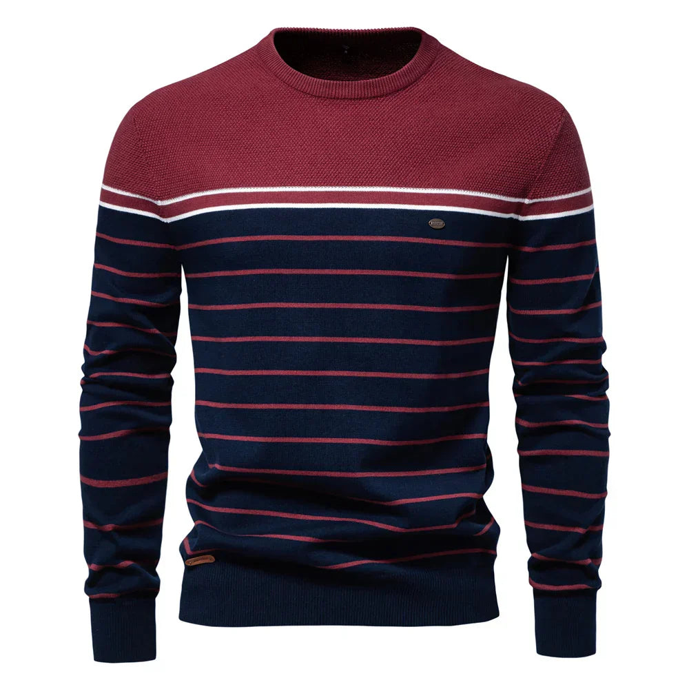 LK® | Herrenpullover mit Streifenmuster