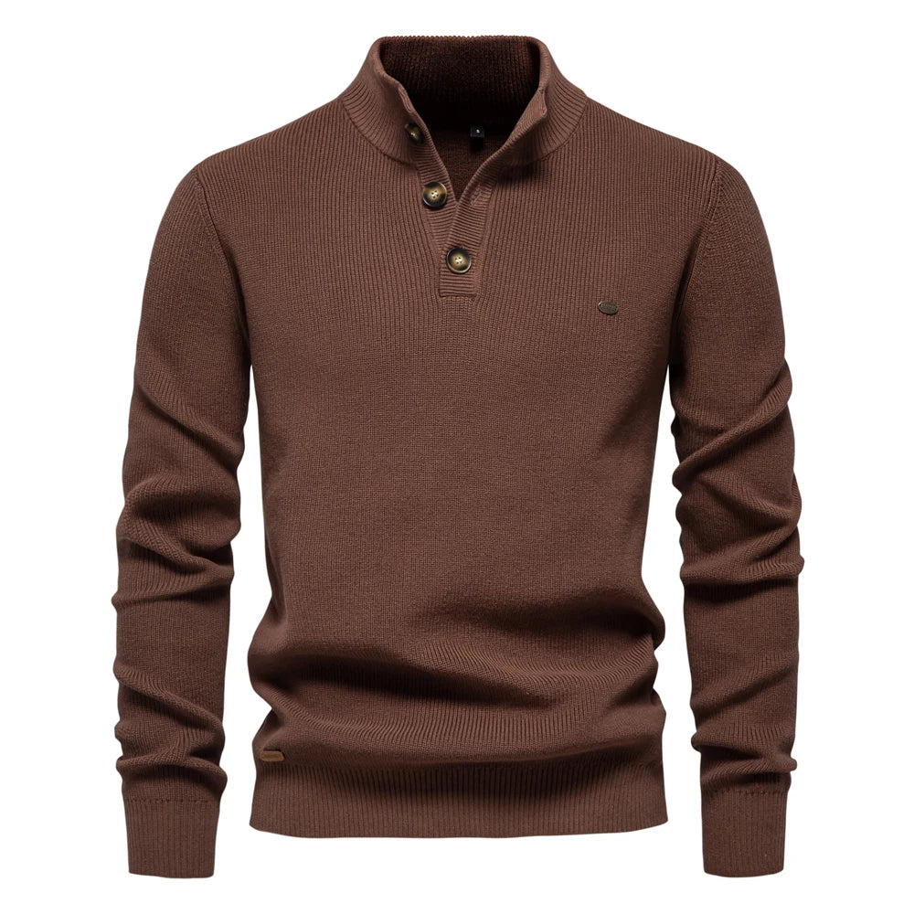 LK®  | Herrenpullover mit Knopfdessin
