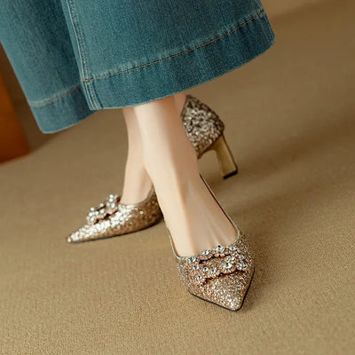 Gloria Glitter Mary Janes