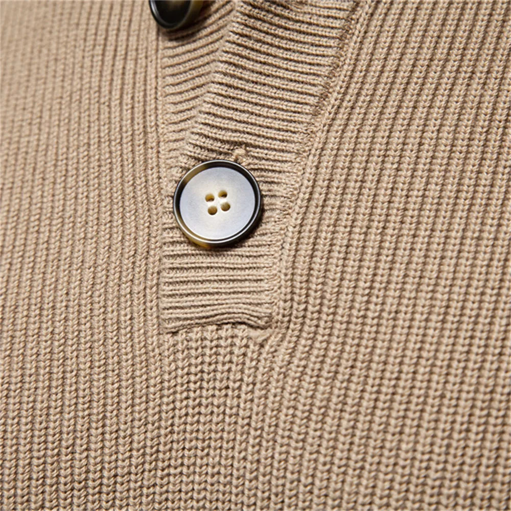 LK®  | Herrenpullover mit Knopfdessin