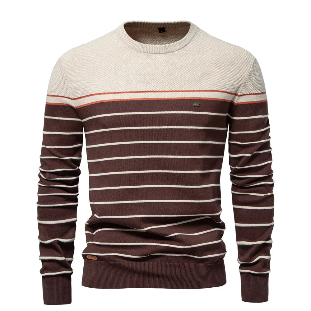 LK® | Herrenpullover mit Streifenmuster