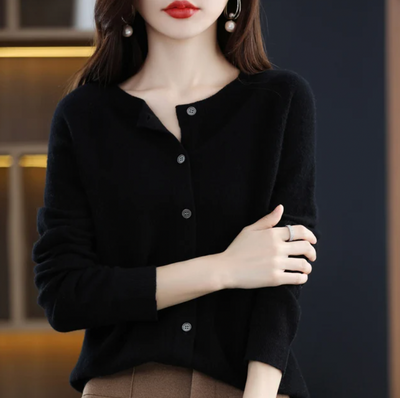 LK® | Eleganter Knopf-Cardigan