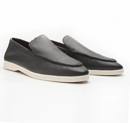 NOBA Leather Slip-On Slippers