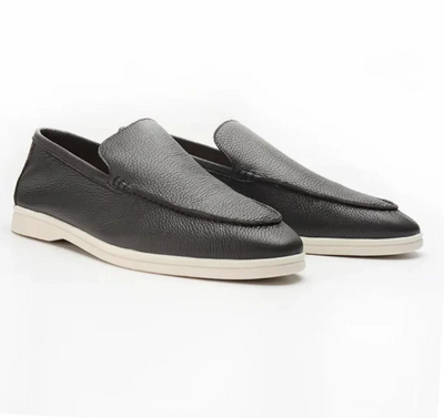 NOBA Leather Slip-On Slippers