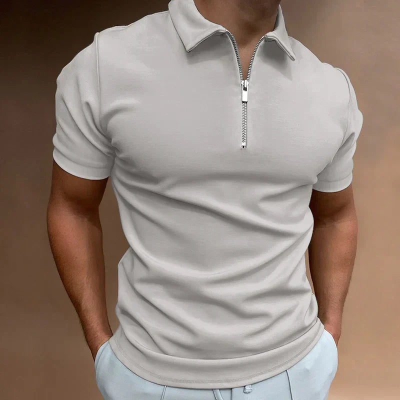 LK® | Klassisches Reißverschluss Polo-Shirt 2+1 Gratis
