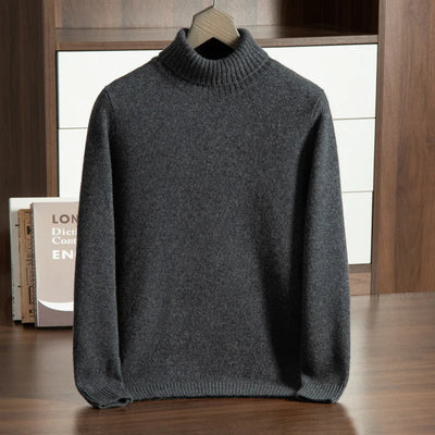 100% CASHMERE STEHKRAGEN