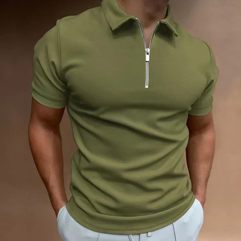 LK® | Klassisches Reißverschluss Polo-Shirt 2+1 Gratis